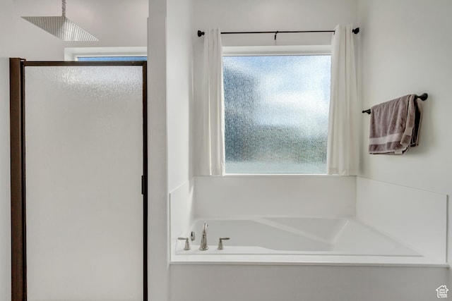 1153 W 1425th Dr N, Lehi, UT 84043 - bathroom with plenty of natural light and shower with separate bathtub