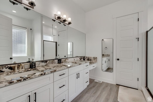 1153 W 1425th Dr N, Lehi, UT 84043 - bathroom featuring vanity and hardwood / wood-style flooring
