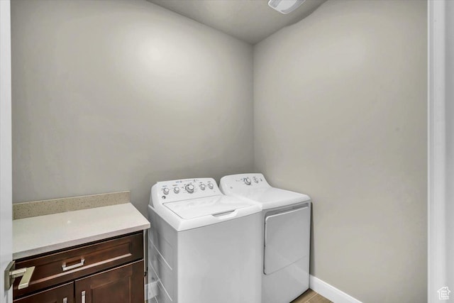 323 N 2020 W Unit 38, Hurricane, UT 84737 - washroom with cabinets and separate washer and dryer
