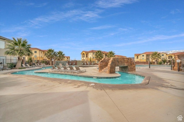 323 N 2020 W Unit 38, Hurricane, UT 84737 - view of swimming pool with pool water feature and a patio