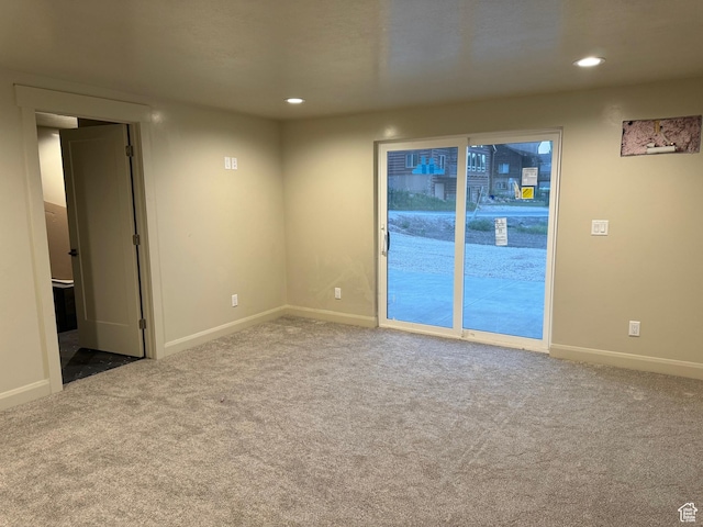 2584 S Country Club Dr Unit 12, Garden City, UT 84028 - spare room featuring carpet floors and recessed lighting