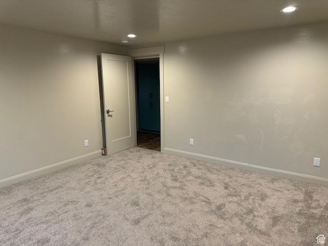2584 S Country Club Dr Unit 12, Garden City, UT 84028 - unfurnished room featuring recessed lighting and carpet flooring