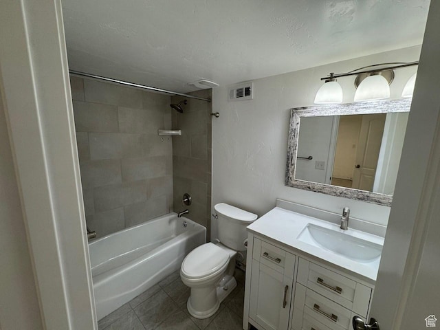 211 N 200 W, Salt Lake City, UT 84103 - full bathroom with tile patterned floors, vanity, toilet, and tiled shower / bath