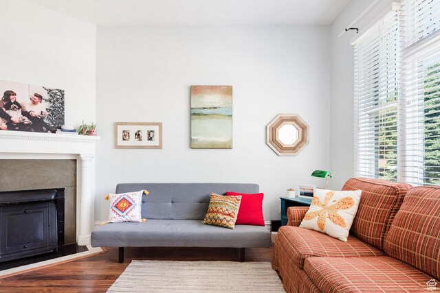 211 N 200 W, Salt Lake City, UT 84103 - living room with hardwood / wood-style floors