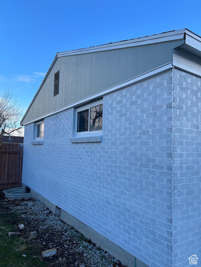 view of side of property