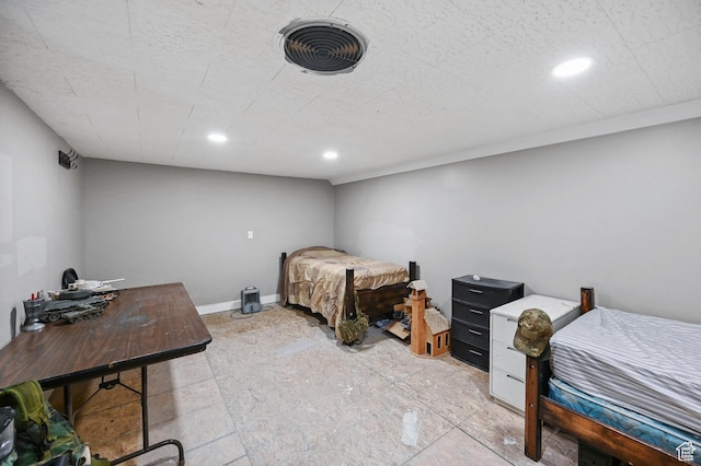 1518 E 9000 N, Preston, ID 83263 - bedroom with recessed lighting, visible vents, and baseboards