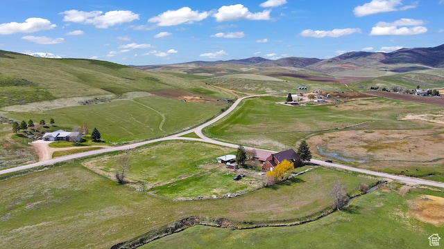 1518 E 9000 N, Preston, ID 83263 - drone / aerial view with a rural view and a mountain view