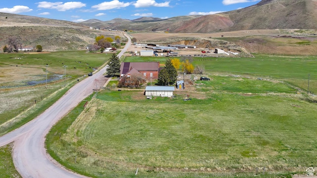 1518 E 9000 N, Preston, ID 83263 - bird's eye view with a rural view and a mountain view