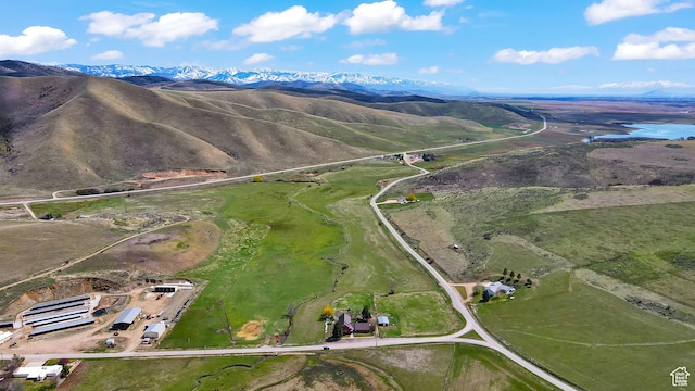 1518 E 9000 N, Preston, ID 83263 - birds eye view of property featuring a mountain view