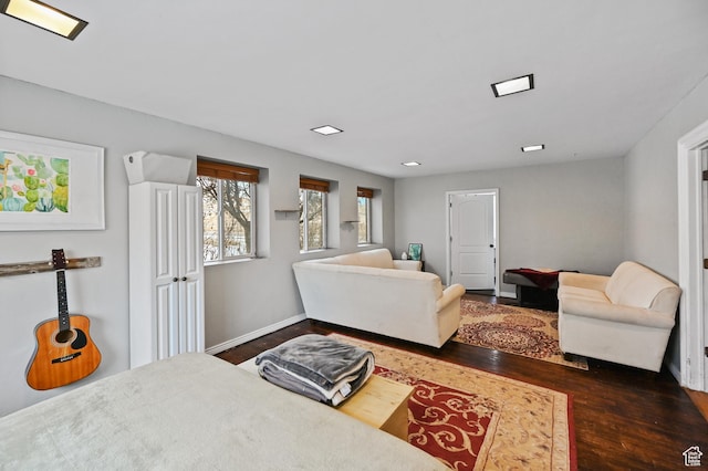 1518 E 9000 N, Preston, ID 83263 - bedroom featuring baseboards, wood finished floors, and recessed lighting