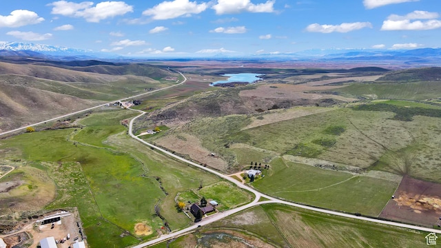 1518 E 9000 N, Preston, ID 83263 - birds eye view of property with a mountain view