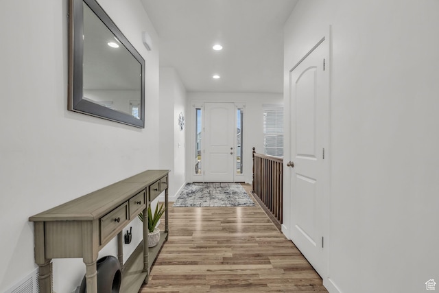 interior space featuring light hardwood / wood-style flooring