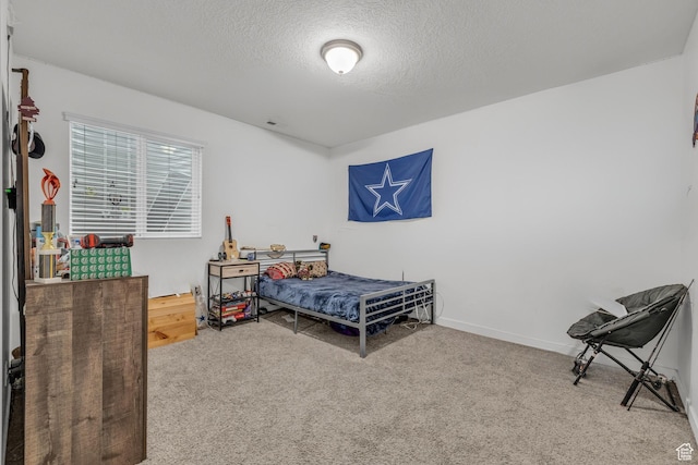 13456 S Rowell Dr, Herriman, UT 84096 - bedroom featuring carpet floors and a textured ceiling