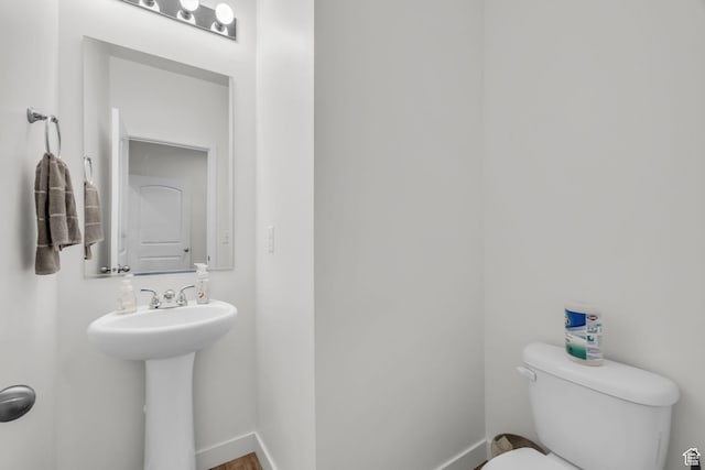 bathroom with toilet