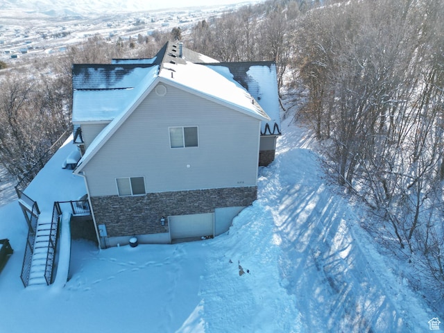 2310 S Sweetwater Pkwy Unit 5, Garden City, UT 84028 - view of snowy aerial view