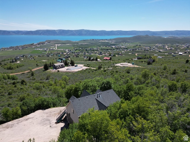 2310 S Sweetwater Pkwy Unit 5, Garden City, UT 84028 - aerial view of property and surrounding area with a water and mountain view