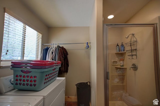 2310 S Sweetwater Pkwy Unit 5, Garden City, UT 84028 - laundry area with washer and dryer