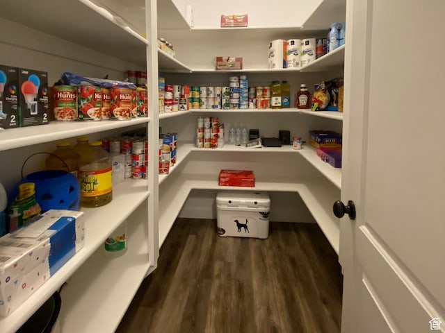view of pantry