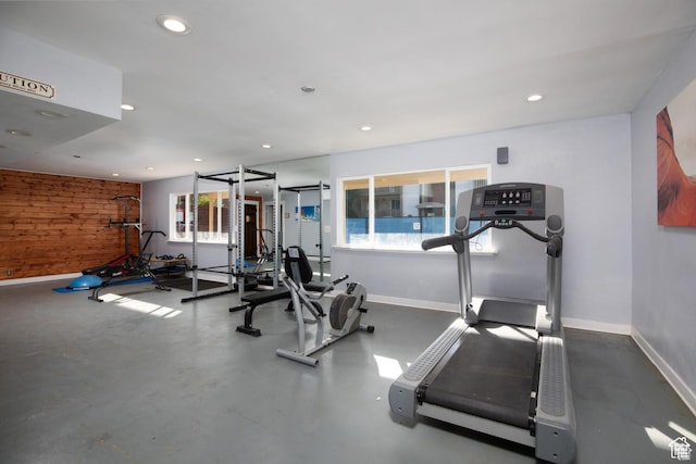 2220 E Murray Holladay Rd Unit 122, Salt Lake City, UT 84117 - exercise room featuring plenty of natural light and recessed lighting