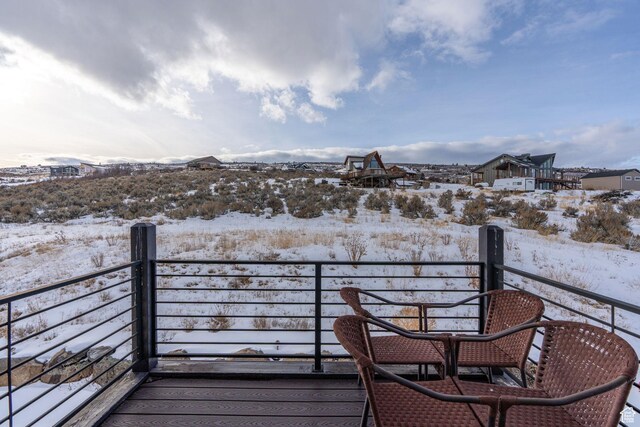 2923 S Country Club Way Unit 46, Garden City, UT 84028 - view of snow covered deck