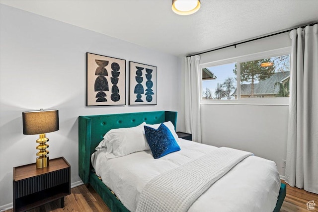 2660 W 10950 S, South Jordan, UT 84095 - bedroom featuring hardwood / wood-style floors and a textured ceiling