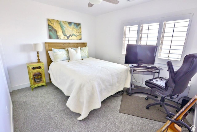 3234 S Iron Hill Cir S, Saratoga Springs, UT 84045 - bedroom featuring carpet floors, a ceiling fan, and baseboards