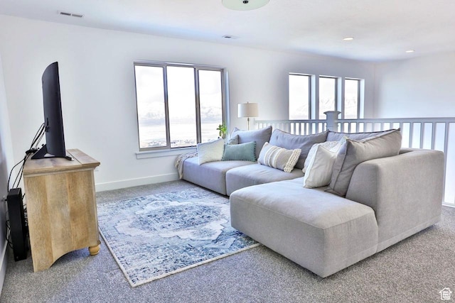 3234 S Iron Hill Cir S, Saratoga Springs, UT 84045 - living room with light carpet and baseboards