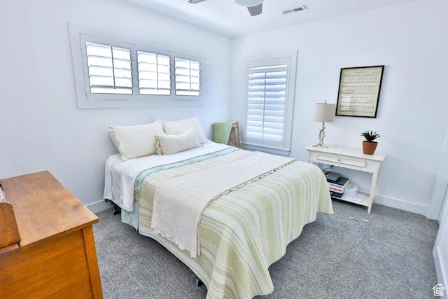 3234 S Iron Hill Cir S, Saratoga Springs, UT 84045 - bedroom with carpet floors, baseboards, and a ceiling fan