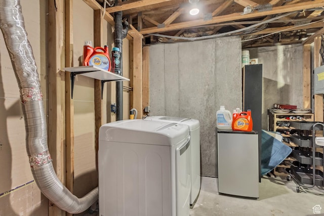 5235 S Glendon St W Unit W3, Salt Lake City, UT 84123 - washroom with washing machine and clothes dryer