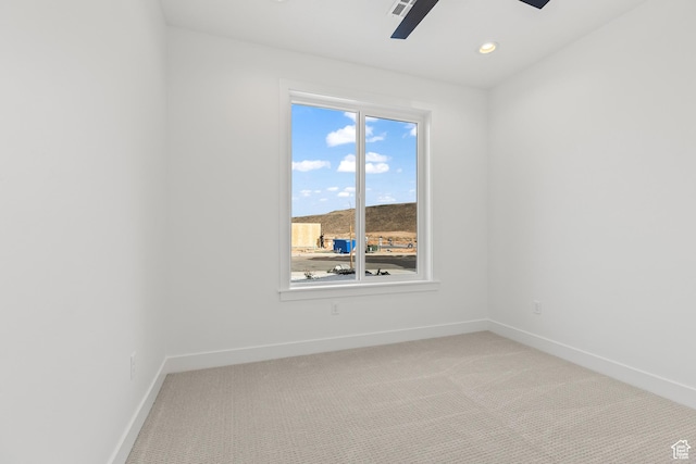 2149 W 3930 S, Hurricane, UT 84737 - unfurnished room with light carpet, baseboards, and recessed lighting