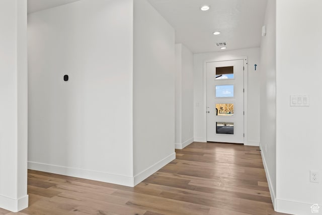 2149 W 3930 S, Hurricane, UT 84737 - corridor featuring baseboards, recessed lighting, and light wood-type flooring