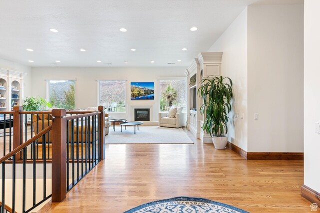 2712 S Rio Vista Dr, St George, UT 84790 - hallway with light hardwood / wood-style flooring
