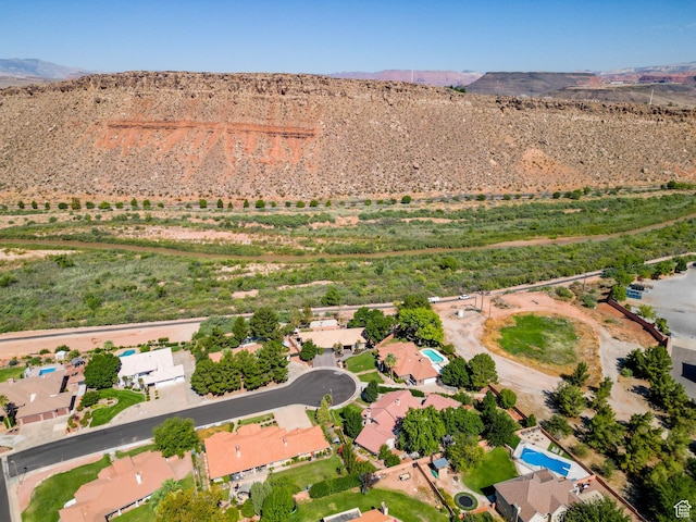 2712 S Rio Vista Dr, St George, UT 84790 - drone / aerial view with a mountain view