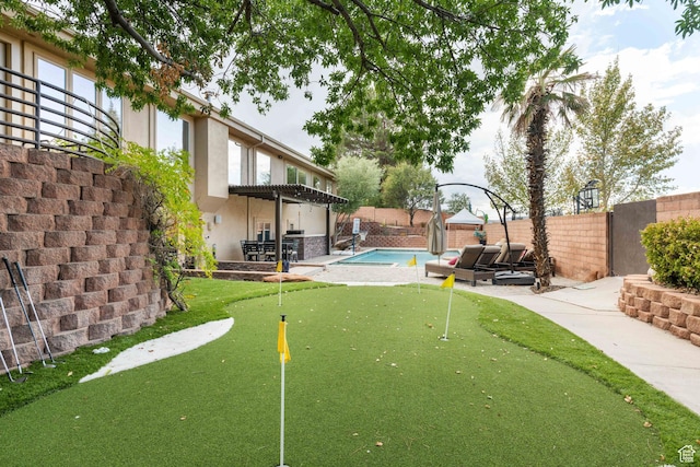 2712 S Rio Vista Dr, St George, UT 84790 - view of home's community featuring a patio area and a swimming pool