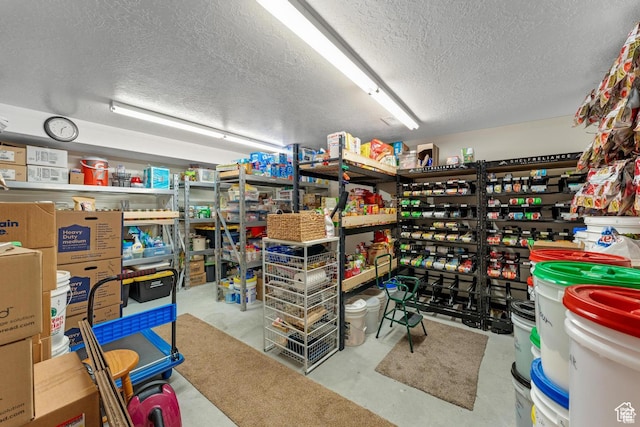 view of storage area