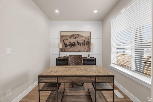 525 N 1550 W Unit Ge01, Mapleton, UT 84664 - office featuring recessed lighting, wood finished floors, and baseboards
