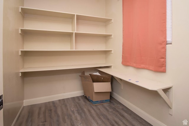 2596 S Little Valley Rd, St George, UT 84790 - unfurnished office with dark hardwood / wood-style flooring