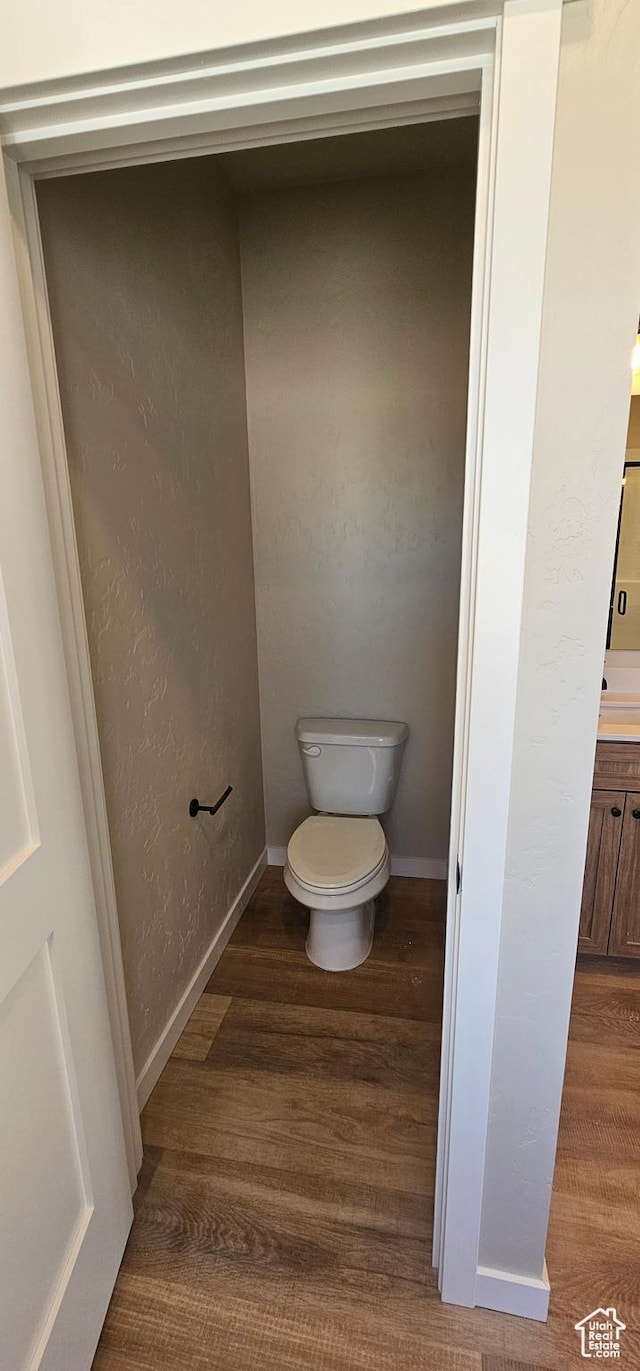 831 N 1820 E Unit 66, Price, UT 84501 - bathroom with wood-type flooring, vanity, and toilet