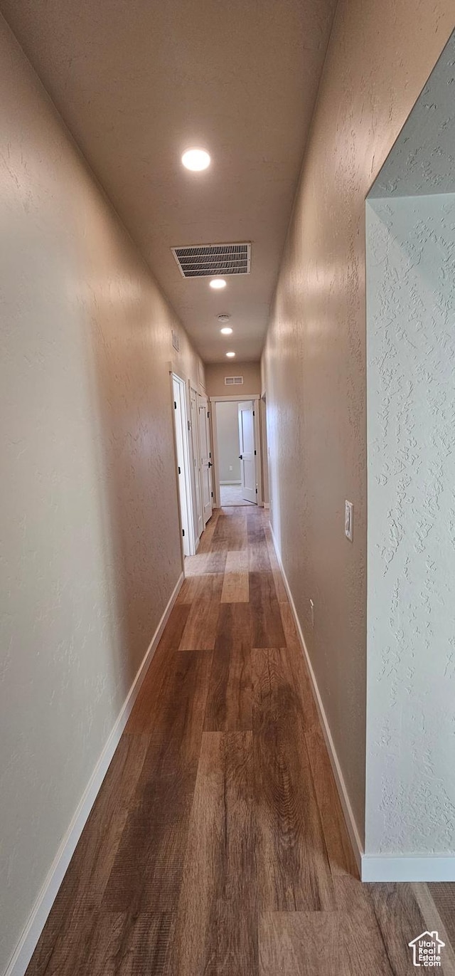 854 N 1880 E Unit 72, Price, UT 84501 - corridor with hardwood / wood-style floors
