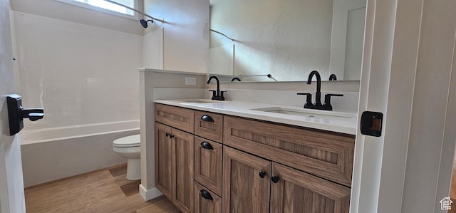 854 N 1880 E Unit 72, Price, UT 84501 - full bathroom with vanity, shower / bathtub combination, toilet, and wood-type flooring