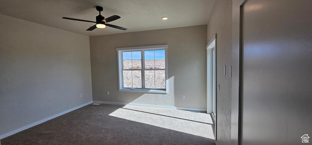 854 N 1880 E Unit 72, Price, UT 84501 - carpeted spare room with ceiling fan
