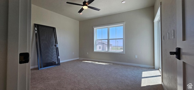 1840 E 840 N Unit 81, Price, UT 84501 - spare room with carpet floors, ceiling fan, and lofted ceiling
