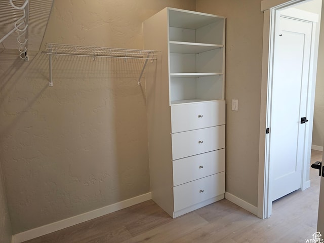 1858 E 840 N Unit 82, Price, UT 84501 - walk in closet featuring light hardwood / wood-style flooring