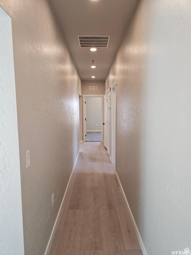 1858 E 840 N Unit 82, Price, UT 84501 - hall with light hardwood / wood-style flooring