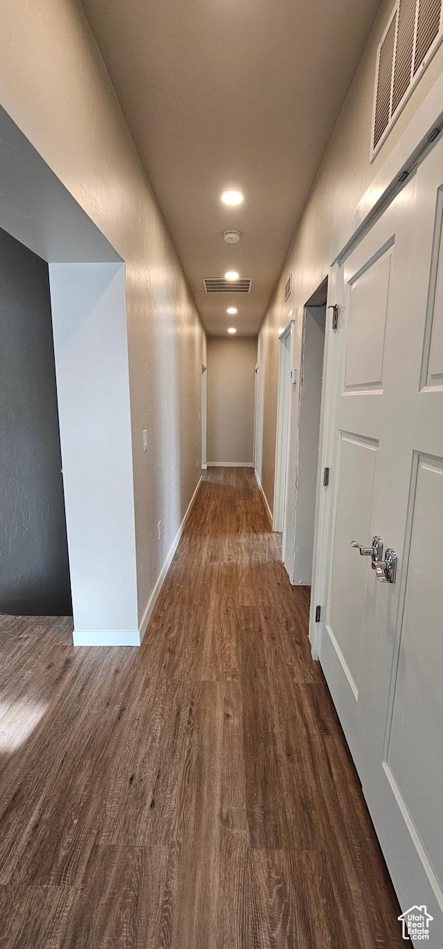 1829 E 840 N Unit 87, Price, UT 84501 - hall featuring dark hardwood / wood-style floors