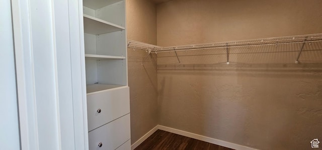 1829 E 840 N Unit 87, Price, UT 84501 - walk in closet featuring dark wood-type flooring
