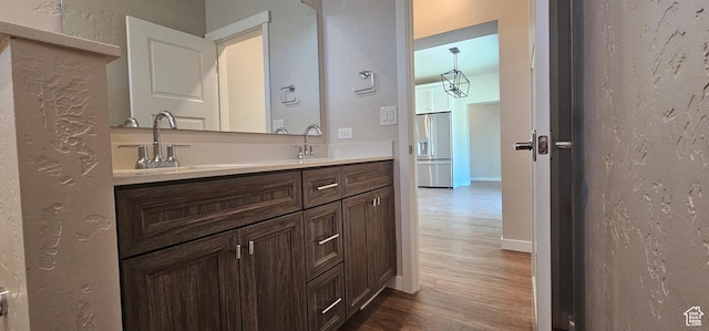 1829 E 840 N Unit 87, Price, UT 84501 - bathroom featuring hardwood / wood-style floors and vanity