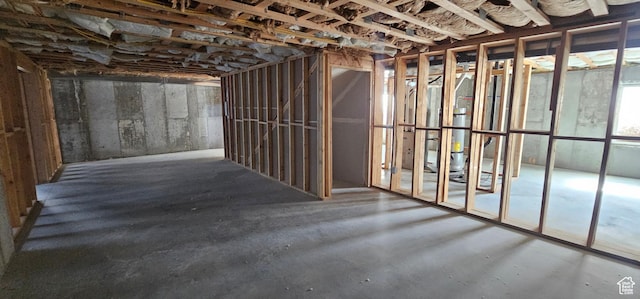 view of basement