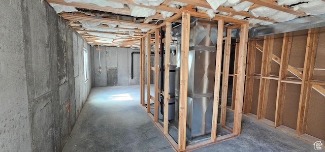 view of basement