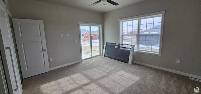 1830 E 840 N Unit 80, Price, UT 84501 - carpeted spare room with a wealth of natural light and ceiling fan